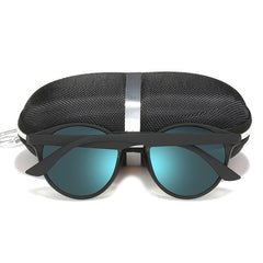 Women's Retro Polarized Round Colorful Film Sunglasses