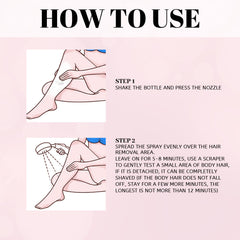 All over Hair Removal Spray Foam Mousse