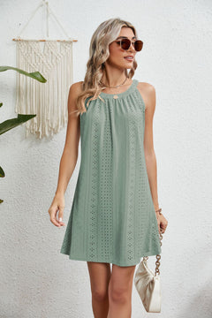 Women's Halter Sleeveless Vest Beach Dress