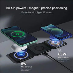 3 In 1 Magnetic Wireless Charger Pad