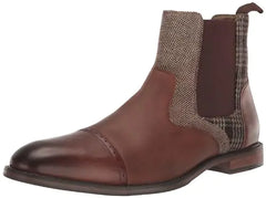 Stacy Adams Mens Finney Cap Toe Chelsea Boot Brown Multi 11