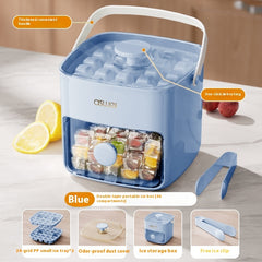 Large Capacity Ice Storage Household Food Grade Pressing Ice Cube Mold Ice Maker