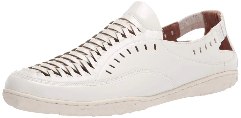 Stacy Adams Mens Ibiza Woven Slip-On Loafer White 8