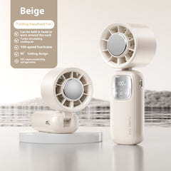 Semiconductor Refrigeration High-speed Handheld Fan Usb Outdoor Portable Folding Mini Fan