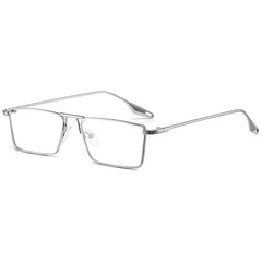 Small Square Box Sunglasses Women's Metal