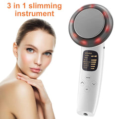 3-in-1 Ultrasonic EMS Beauty Device with LED Light