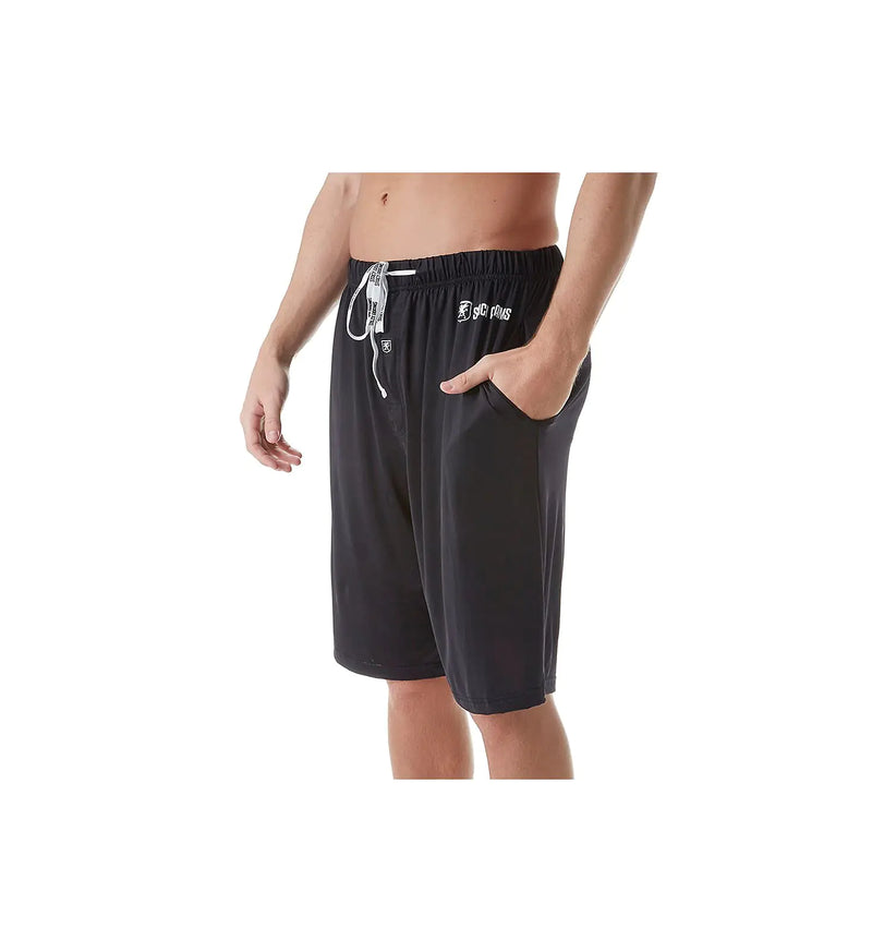 STACY ADAMS mens Stacy Adams Mens Big Sleep Short Pajama Bottoms Black 4X-Large US