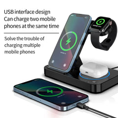 4 in 1 Foldable Wireless Charging Station