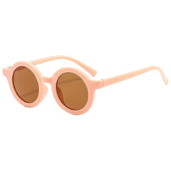 Children's Sunglasses Vintage Round Frame Sun Glasses