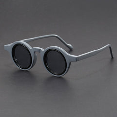 Retro Handmade Tofu Pudding-frame Sunglasses Women's Retro Thick-frame Sunglasses
