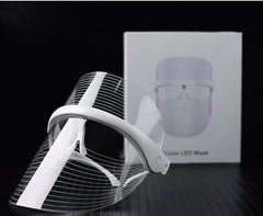 LED Facial Mask and Beauty Device with Color Light