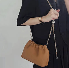 Women's Pleated Cloud Bag