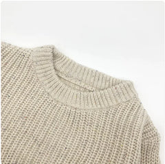 Kids' Cotton Long Sleeve Pullover Sweater