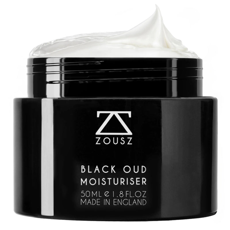ZOUSZ Black Oud Mens Face Moisturiser – Hydrating Daily Mens Face Cream Natural Facial Moisturiser for Men Ultimate Mens Skin Care Solution – Perfect Mens Face Cream Gift for Him 50mL