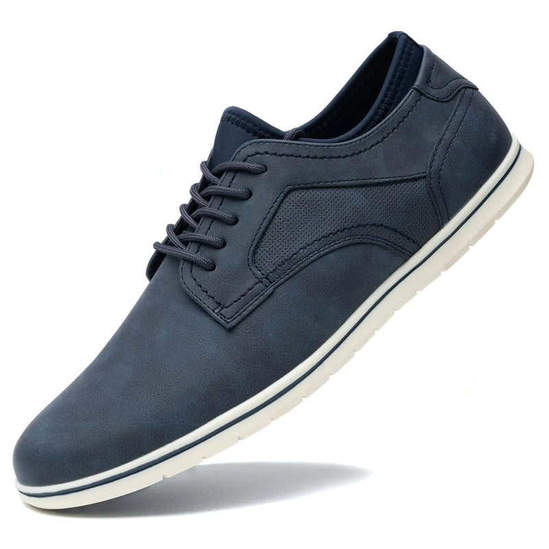 Cestfini Mens Casual Shoes Navy Dress Sneakers Comfortable Fashion Sneakers Business Oxfords Shoes XXDX008M-RT-US-BLUE-11