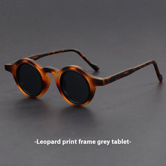 Retro Handmade Tofu Pudding-frame Sunglasses Women's Retro Thick-frame Sunglasses