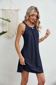 Women's Halter Sleeveless Vest Beach Dress