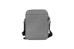 Burberry Thornton Small Grey Embossed Leather Crossbody Handbag
